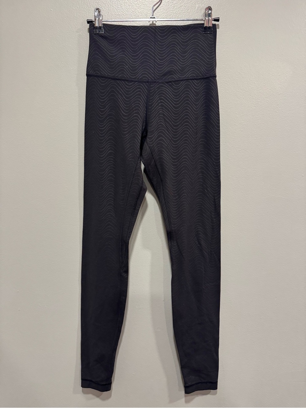 Lululemon Align High-Rise Pant 28" in Aqueous Emboss Black Size 4
